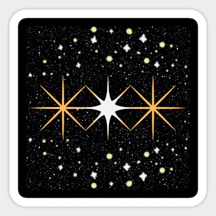 Starry starry sky Sticker